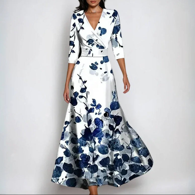 Matilde - Robe confortable à manches trois-quarts