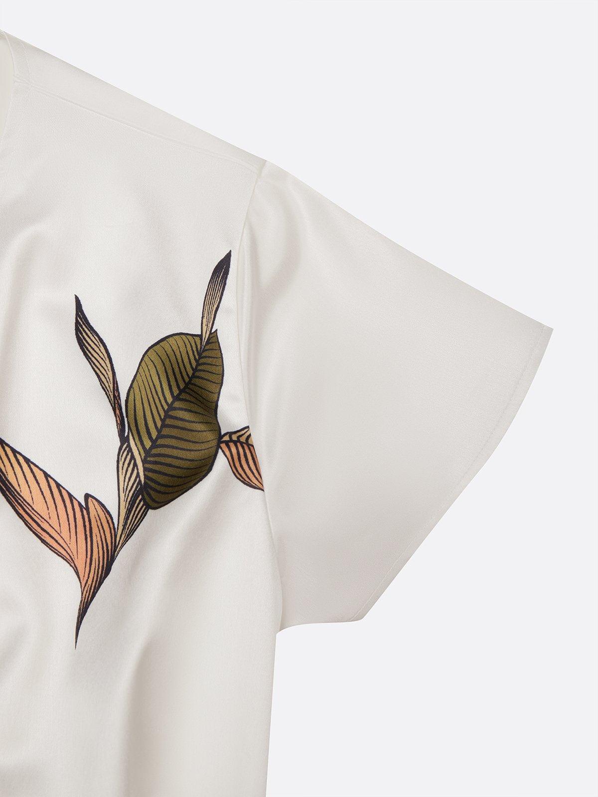 Michela - Robe portefeuille élégante à motif floral