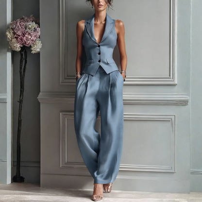 MAISON ISABEAU | ENSEMBLE DEUX PIÈCES ÉLÉGANT POUR FEMMES
