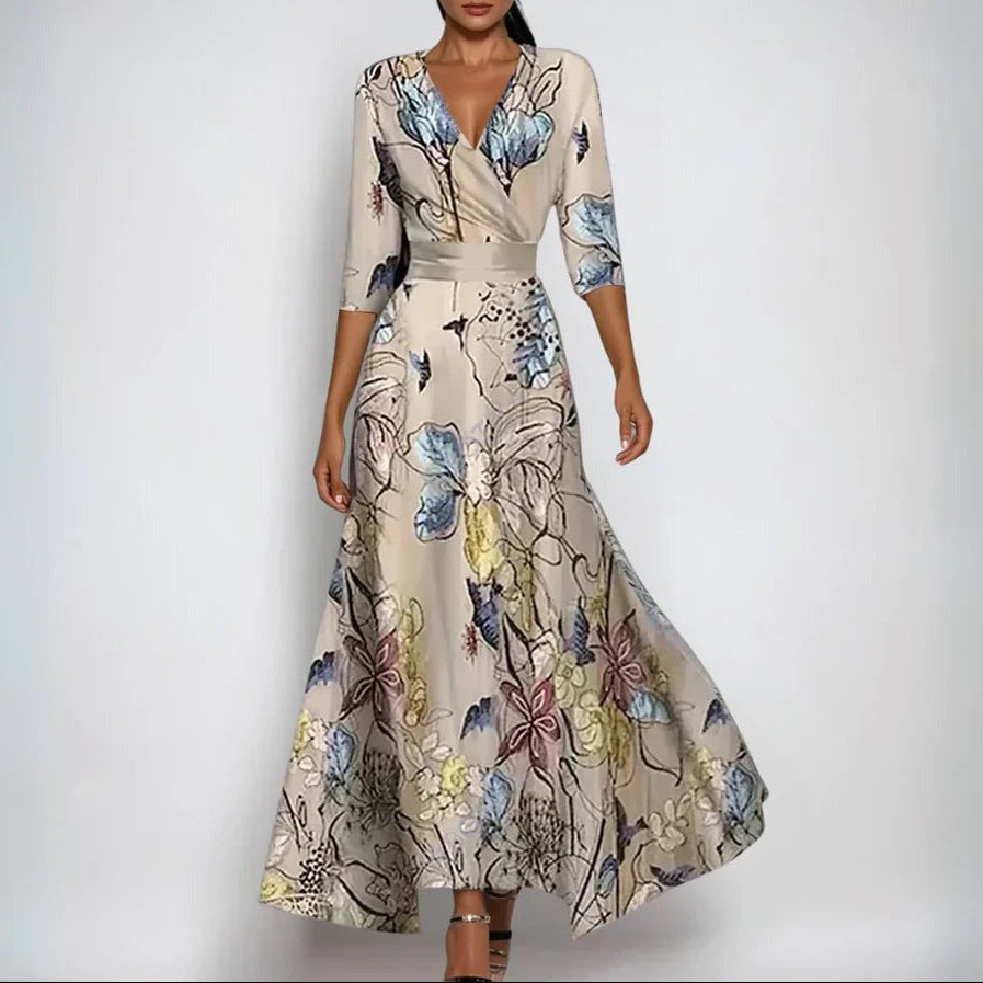 Matilde - Robe confortable à manches trois-quarts