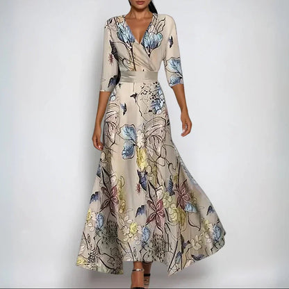Matilde - Robe confortable à manches trois-quarts