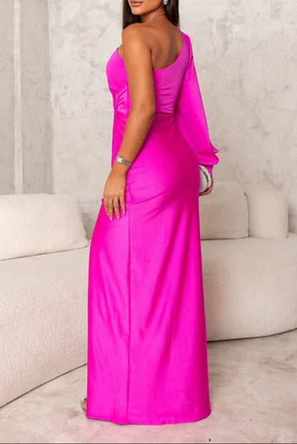 Patrizia - Robe de soirée asymétrique à une épaule