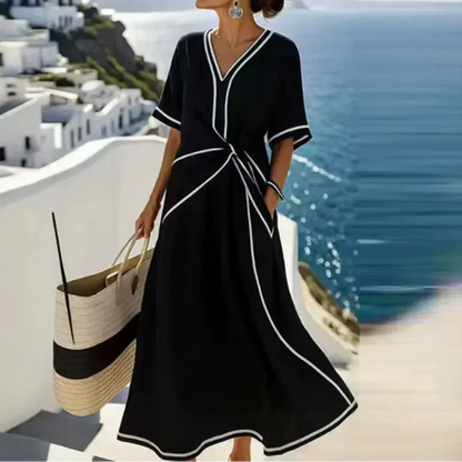 Lunaria™ - Robe élégante avec taille flatteuse et charme raffiné