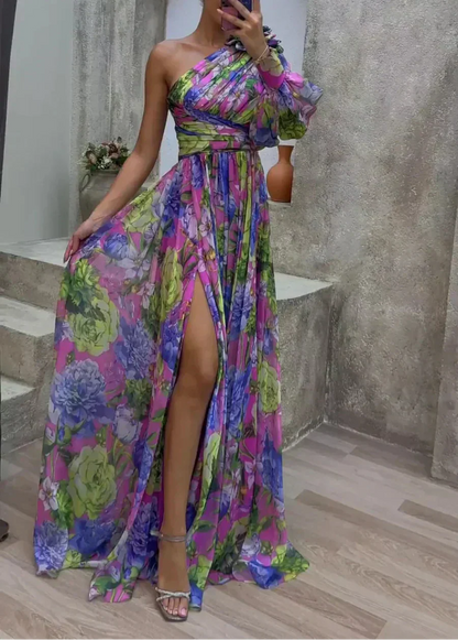 Anna - Robe élégante à manches longues
