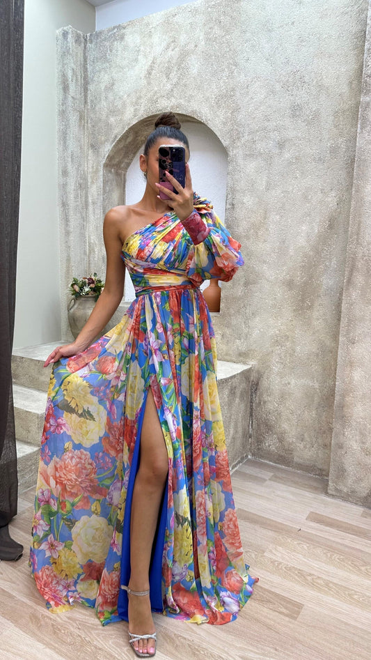 Anna - Robe élégante à manches longues