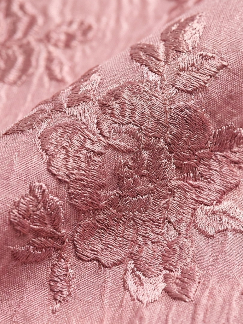 Xanthea | Robe maxi à manches courtes, cintrée, à motif floral