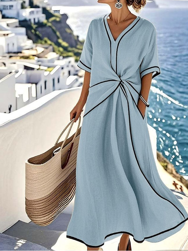 Lunaria™ - Robe élégante avec taille flatteuse et charme raffiné