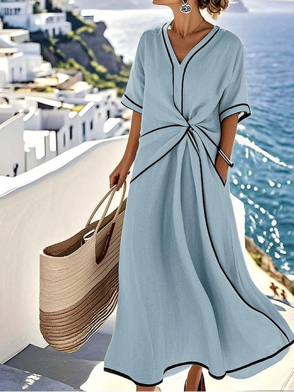 Lunaria™ - Robe élégante avec taille flatteuse et charme raffiné