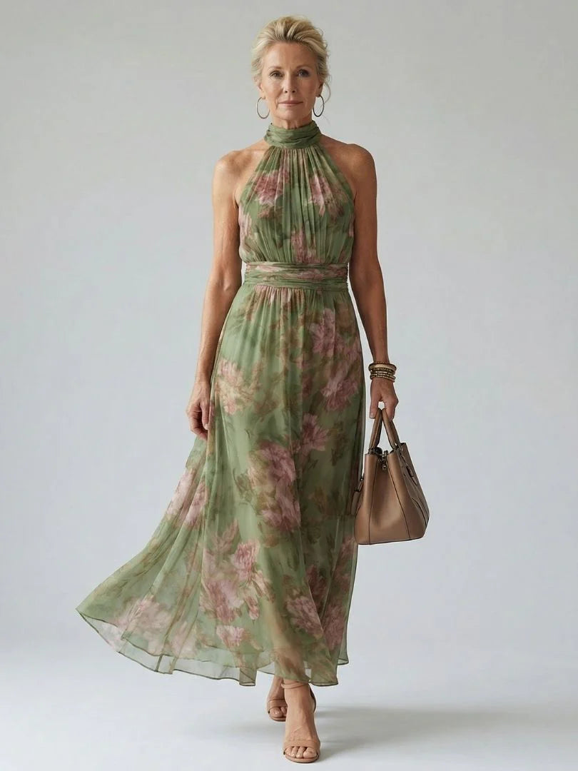 Naomi | Robe Maxi à Dos Nu