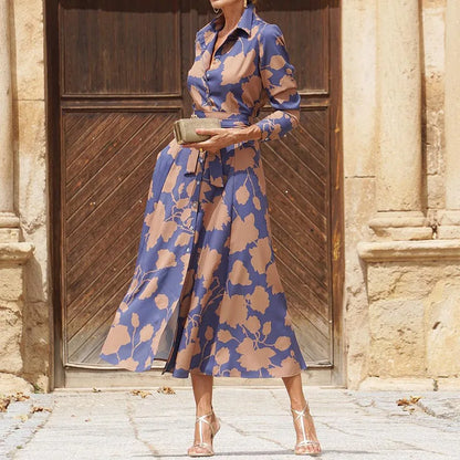 Emma - Robe élégante à col en V pour femme