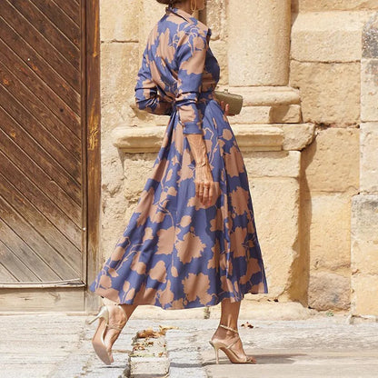 Emma - Robe élégante à col en V pour femme