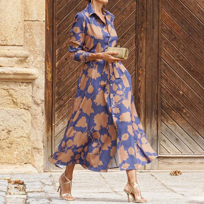 Emma - Robe élégante à col en V pour femme