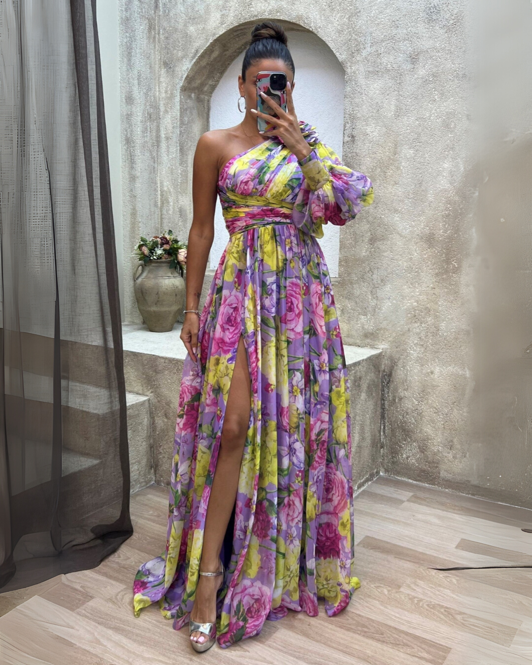 Anna - Robe élégante à manches longues