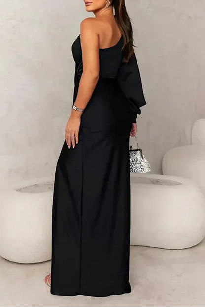 Patrizia - Robe de soirée asymétrique à une épaule