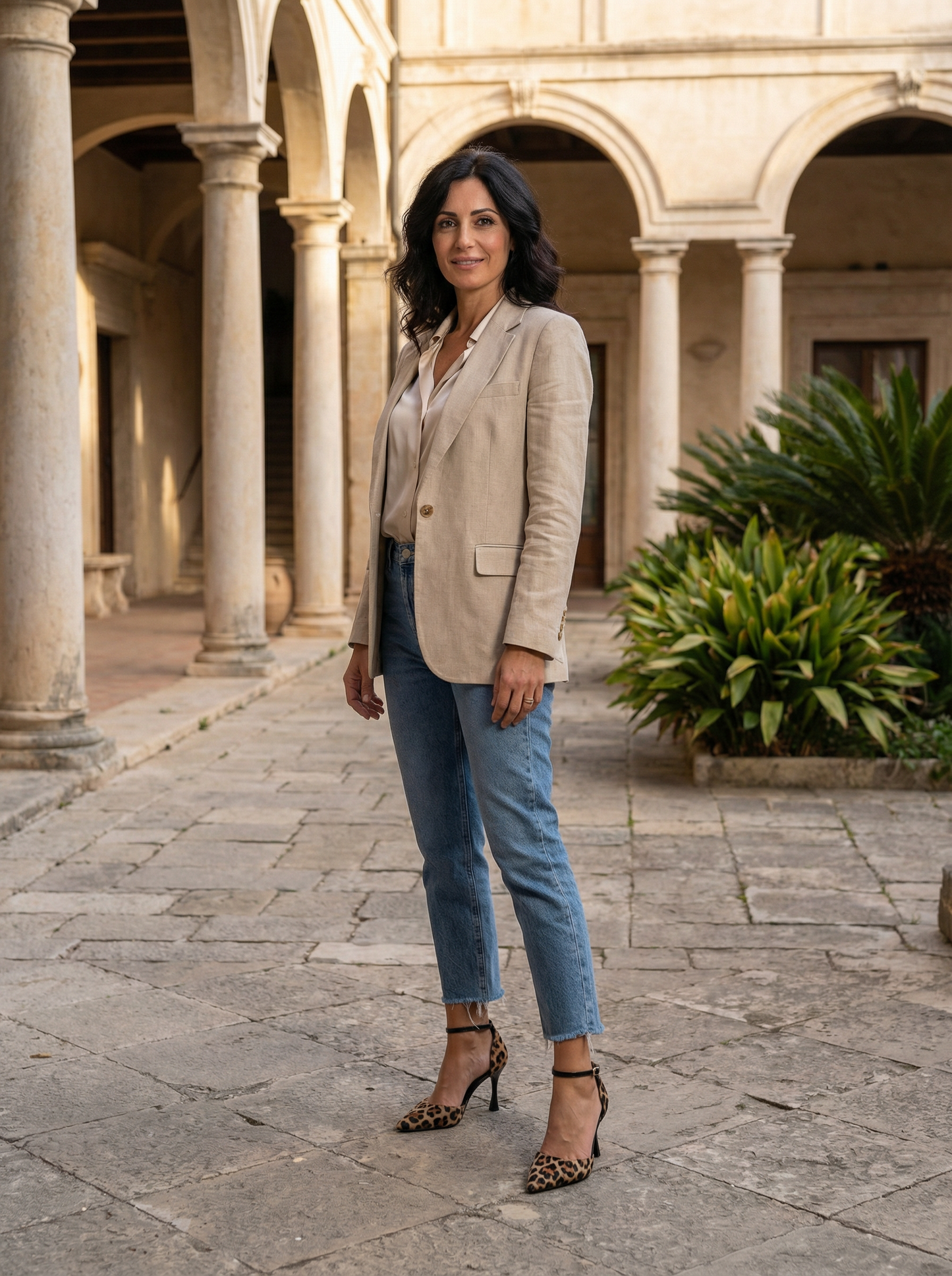 Cielo – escarpins bleu clair en cuir souple