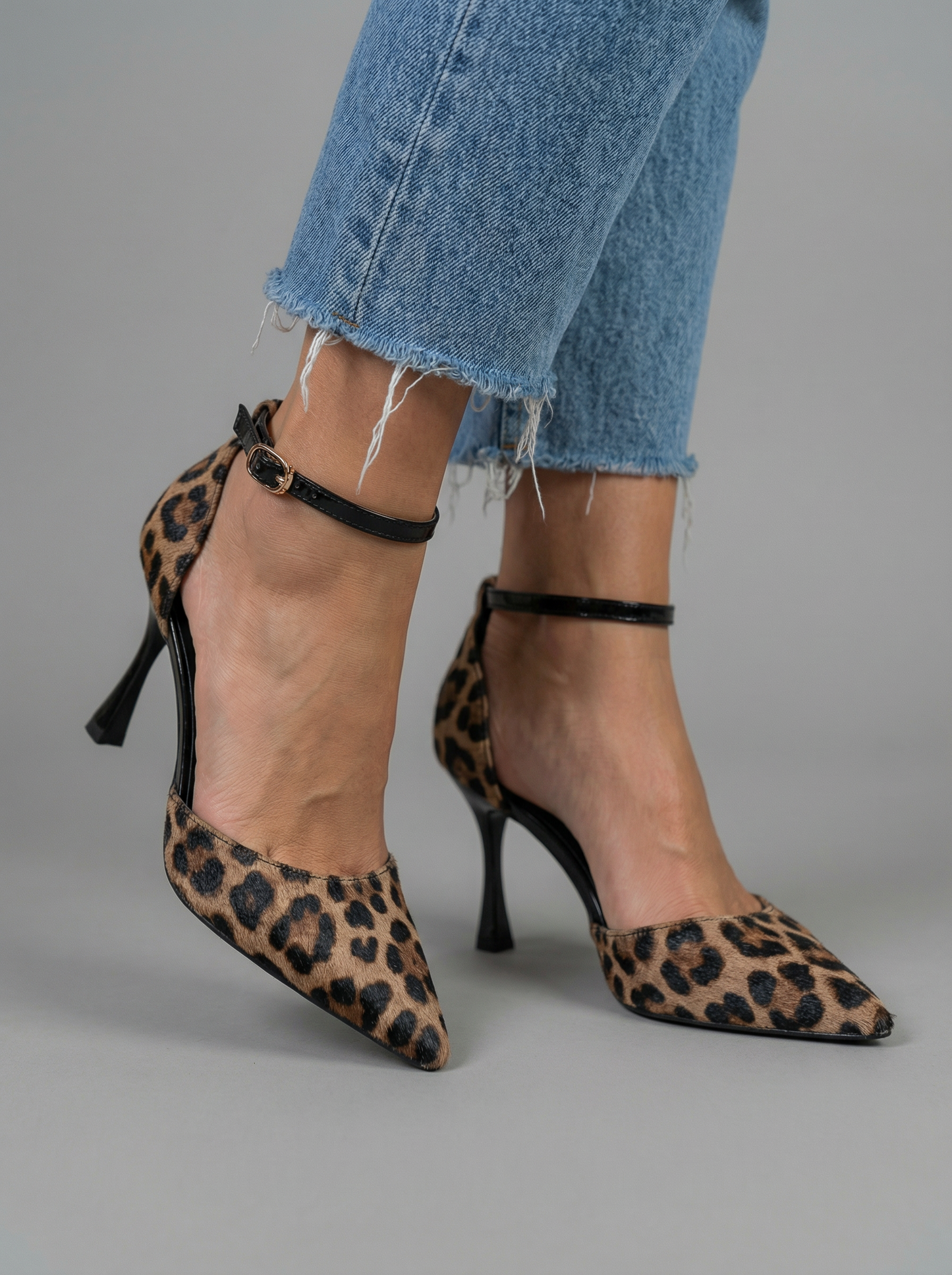 Cielo – escarpins bleu clair en cuir souple